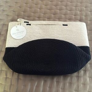 Mia Melange foldable cotton clutch or basket NWT